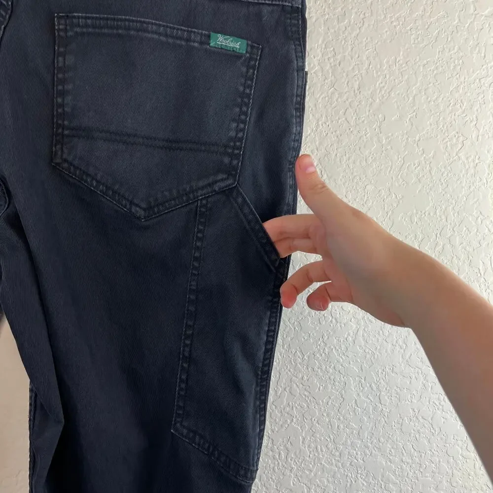 Woolrich Men's 32 x 30 Straight Fit Stretch Twill 5 Pocket Utility Canvas Pants